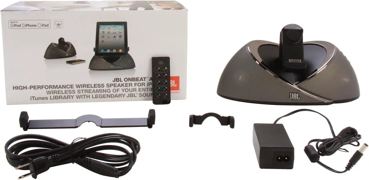 Alt view image 7 of 7 - JBL JBLONBEATAIRAM OnBeat Air Innovative Loudspeaker Dock for iPod/iPhone/iPad
