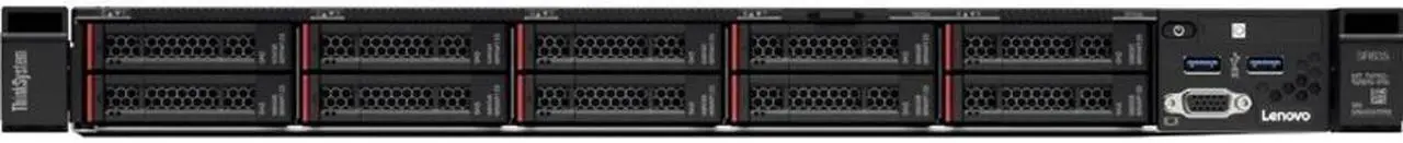 Alt view image 2 of 4 - Lenovo ThinkSystem SR635 1U Rackmount Rack Server - 1x AMD EPYC 7302P 3 GHz - 32 GB RAM - Serial ATA Controller - ASPEED AST2500 - 750W  7Y99A02WNA
