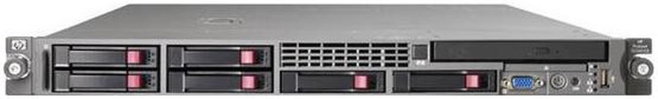 Main image of HP ProLiant DL360 G5 Rack Dual Xeon 5150 2.66 GHz 2GB DDR2 Servers 2 x Dual-Core Intel Xeon 5150 (2.66 GHz, 65 Watts, 1333 FSB) 2 GB (2 x 1 GB) PC2-5300 Fully Buffered DIMMs (DDR2-667) 416564-001