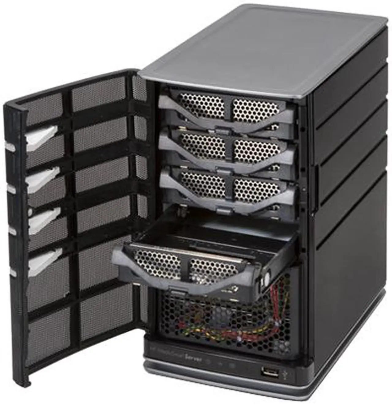 Alt view image 2 of 15 - HP MediaSmart EX470, Windows Home Server w/ AMD 1.8 GHz Sempron 512MB DDR2 500GB HDD