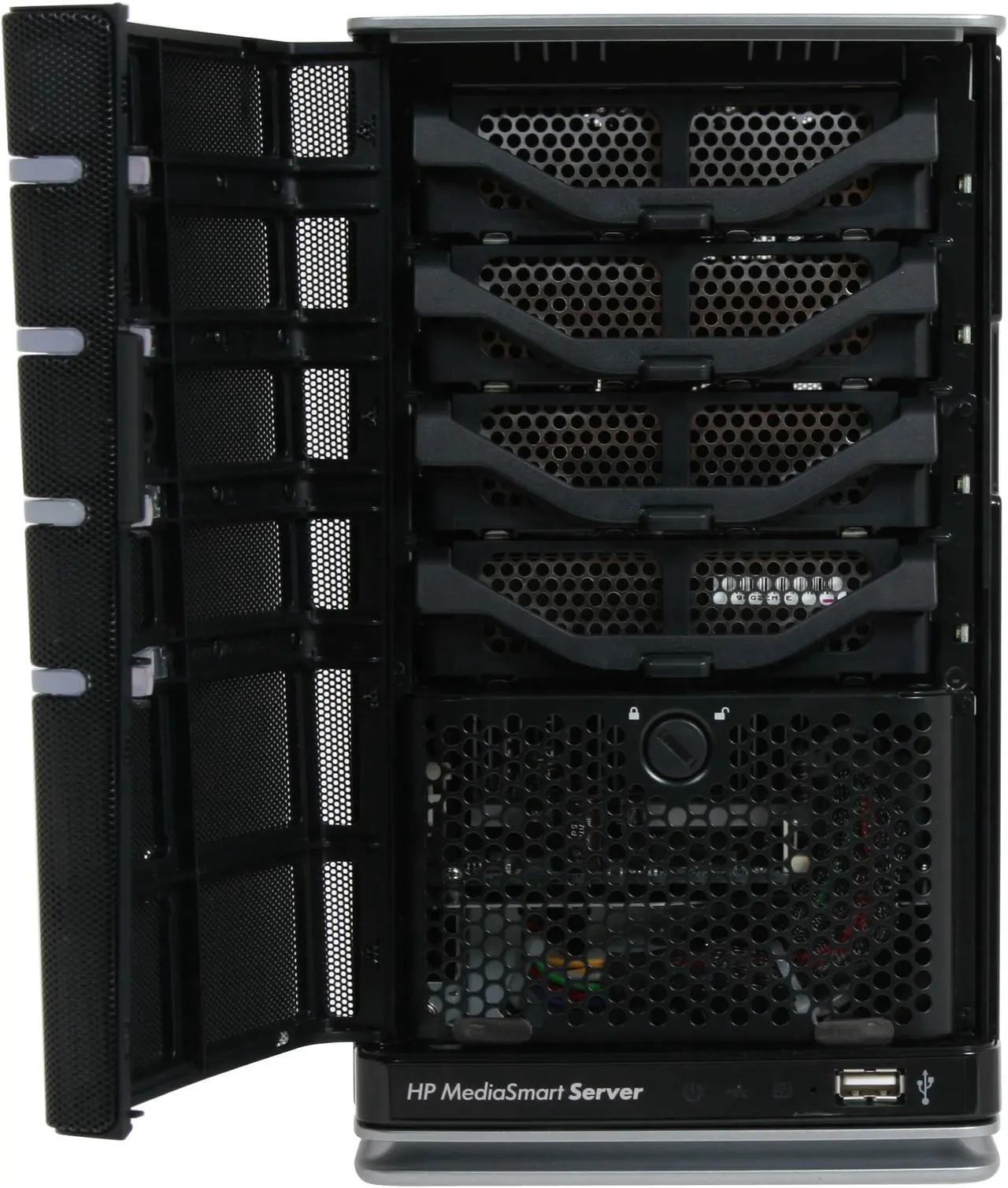 Alt view image 4 of 15 - HP MediaSmart EX470, Windows Home Server w/ AMD 1.8 GHz Sempron 512MB DDR2 500GB HDD