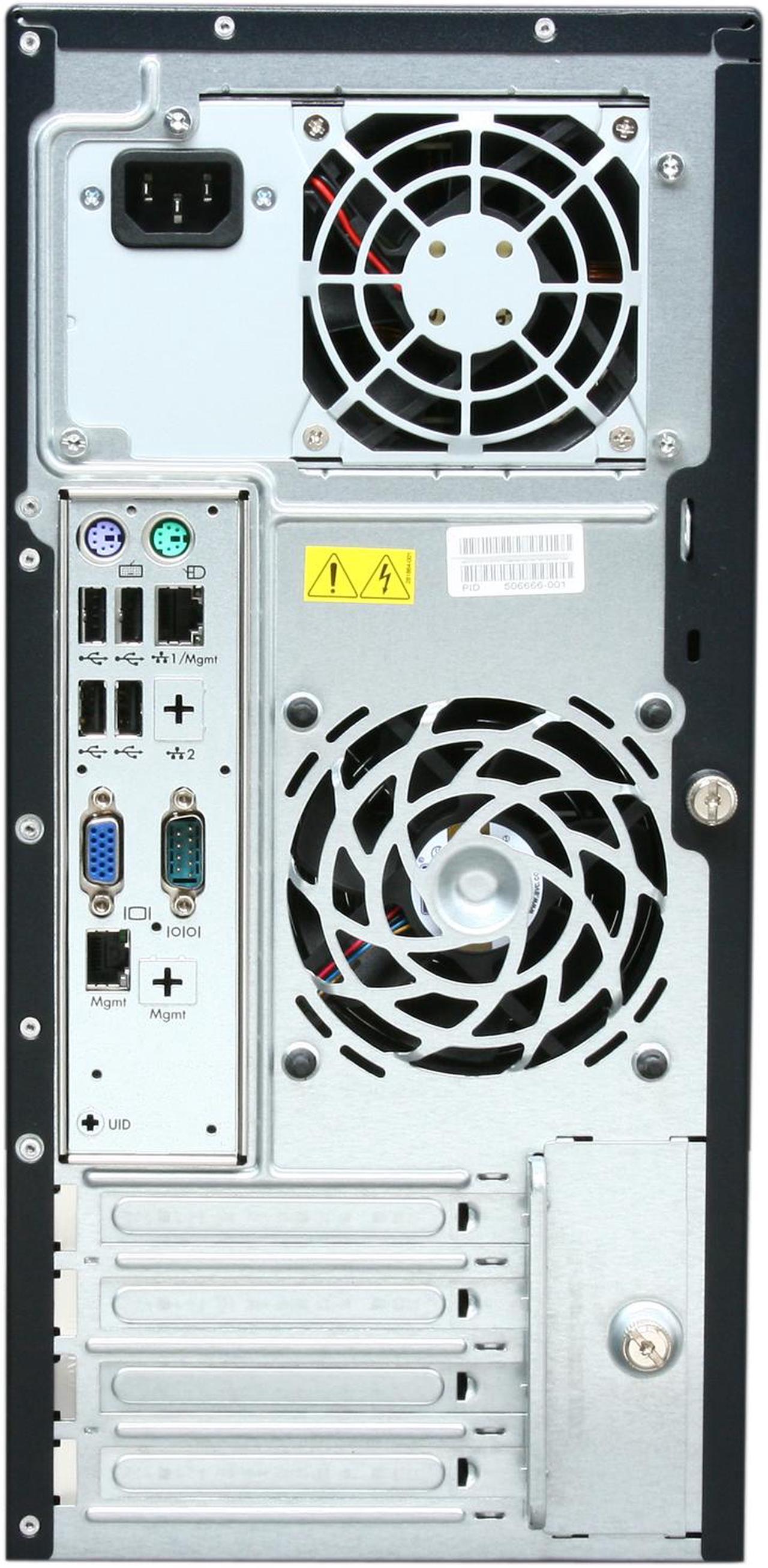 Alt view image 7 of 8 - HP ProLiant ML110 G6 Tower Intel Pentium G6950 2.80 GHz 2GB DDR3 160GB HDD 300W PS Server Intel Pentium G6950 (2 core, 2.80 GHz) 2GB DDR3 1 x 160GB 506666-001