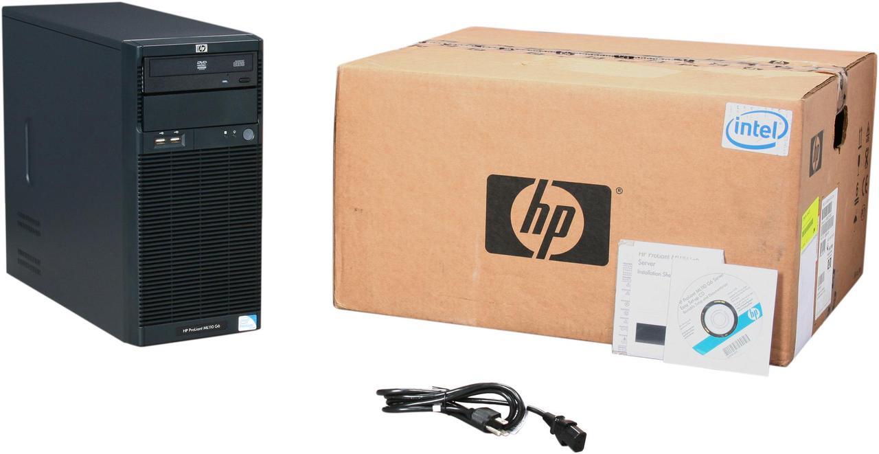 Alt view image 8 of 8 - HP ProLiant ML110 G6 Tower Intel Pentium G6950 2.80 GHz 2GB DDR3 160GB HDD 300W PS Server Intel Pentium G6950 (2 core, 2.80 GHz) 2GB DDR3 1 x 160GB 506666-001
