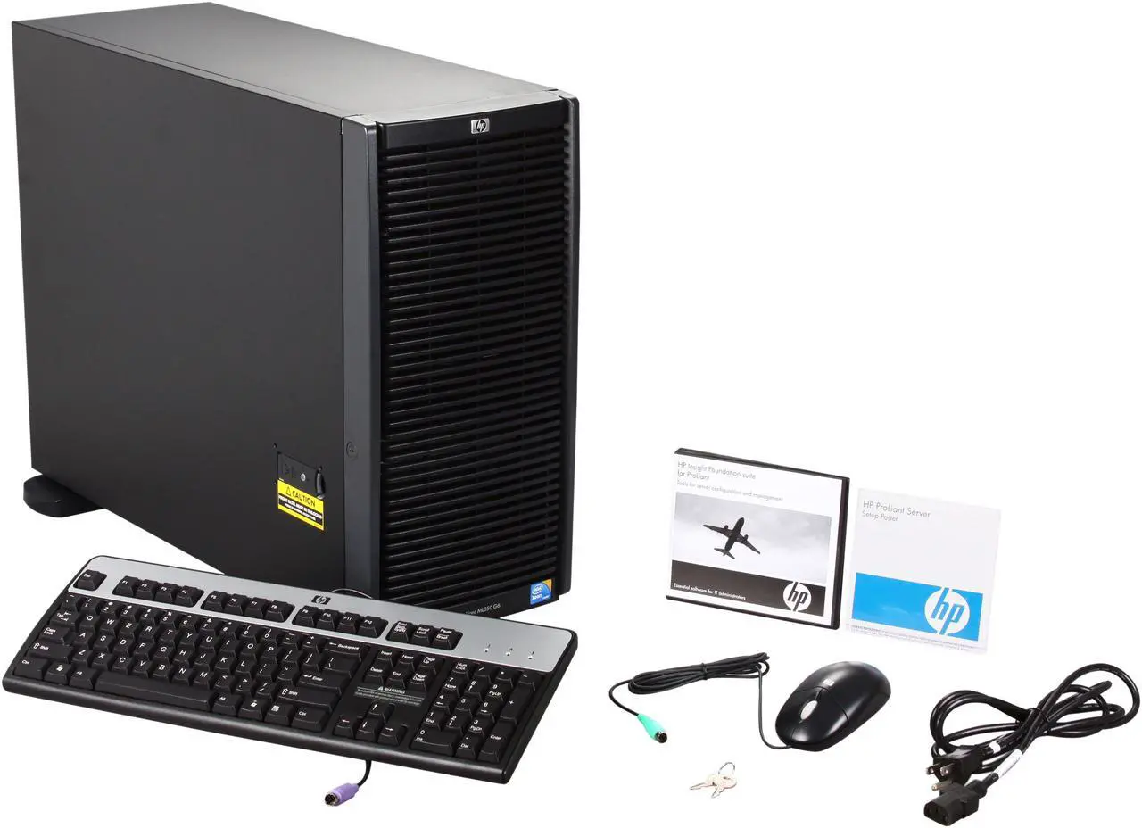 Alt view image 9 of 10 - HP ProLiant ML350 G6 Tower Server System Intel Xeon E5606 2.13GHz 4C/4T 4GB (1 x 4GB) DDR3 No Hard Drive 638180-001