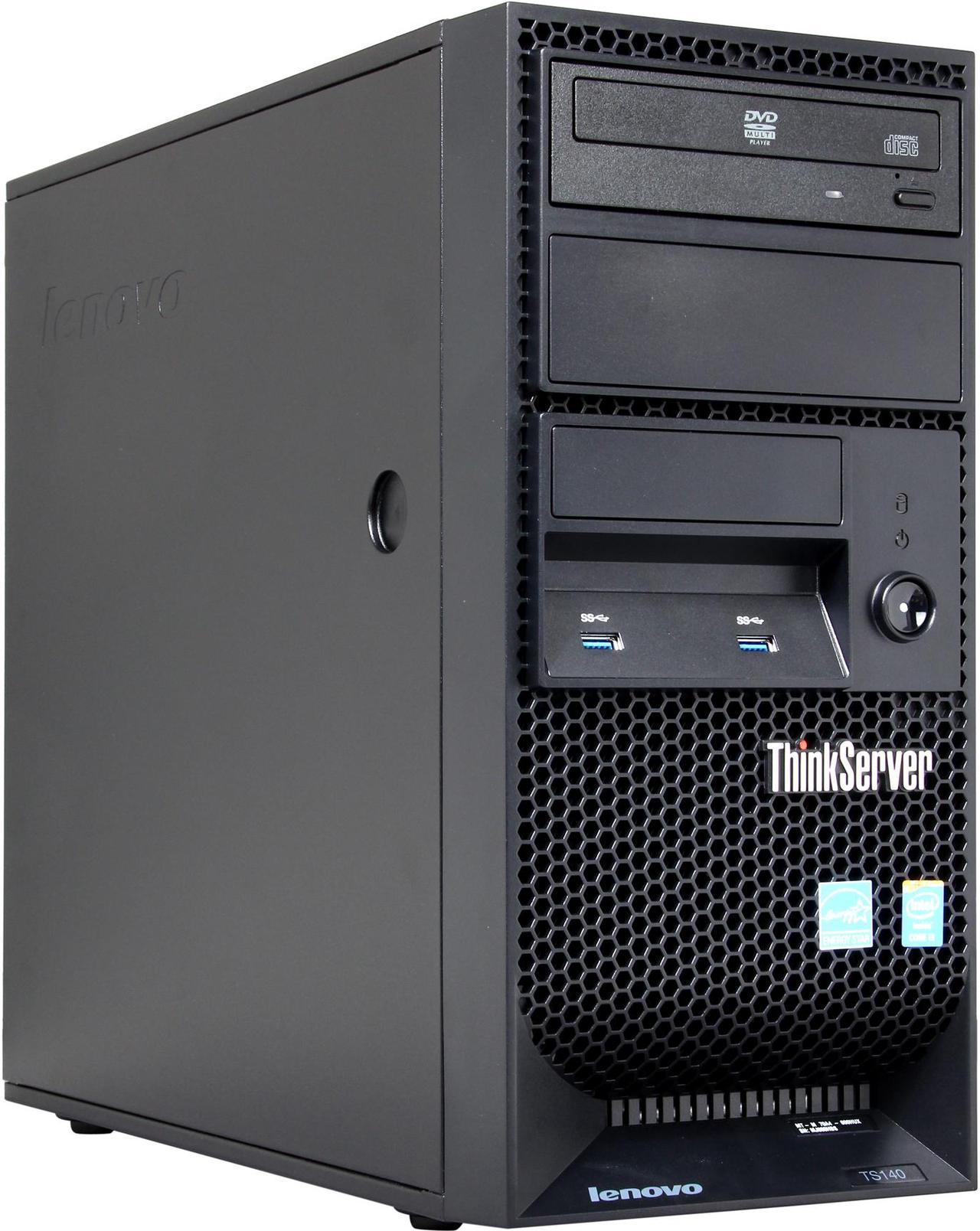 Lenovo ThinkServer TS140 Tower Server System Intel Core i3-4130 3.4 GHz 4GB 70A4000HUX