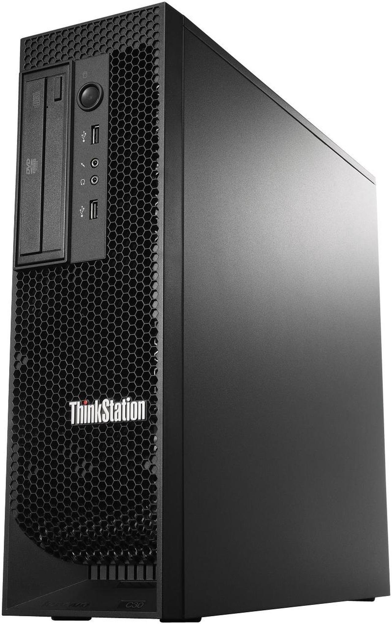 Main image of Lenovo ThinkStation C30 Tower Server Intel Xeon E5-2620 V2 2.1GHz 4GB DDR3 1TB 7200RPM Windows 7 Professional 64-bit 1137F2U