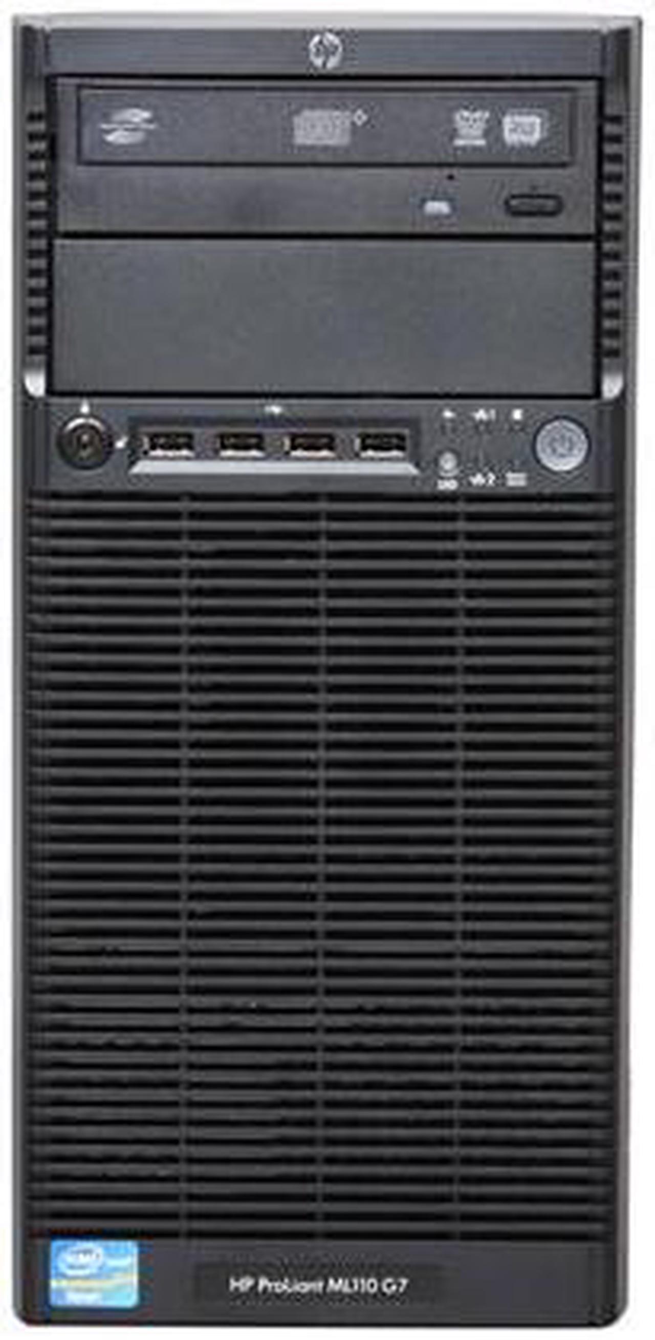 Alt view image 2 of 9 - HP ProLiant ML110 G7 Tower Server System Intel Xeon E3-1240 3.3GHz 4-Core/8-Thread 4GB (2 x 2GB) No Hard Drive 626475-001