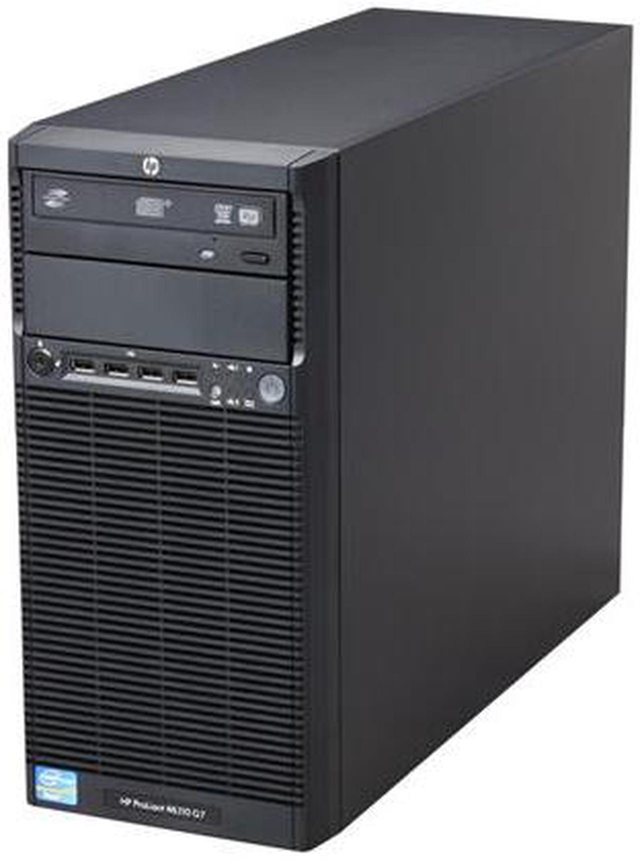 Alt view image 3 of 9 - HP ProLiant ML110 G7 Tower Server System Intel Xeon E3-1240 3.3GHz 4-Core/8-Thread 4GB (2 x 2GB) No Hard Drive 626475-001