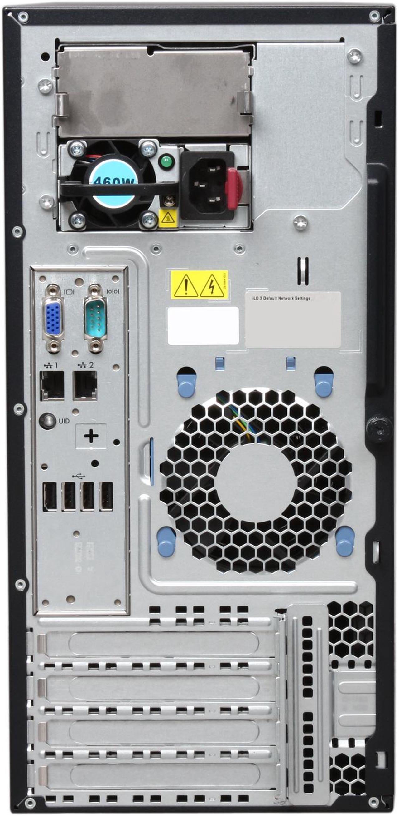 Alt view image 8 of 9 - HP ProLiant ML110 G7 Tower Server System Intel Xeon E3-1240 3.3GHz 4-Core/8-Thread 4GB (2 x 2GB) No Hard Drive 626475-001