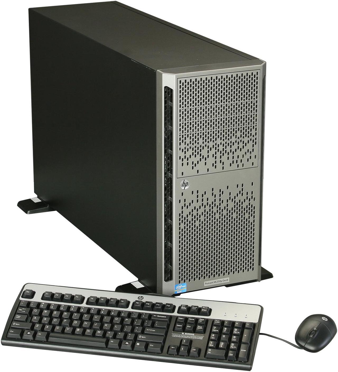 Main image of HP ProLiant ML350p Gen8 Tower Server System Intel Xeon E5-2620 2.0GHz 6C/12T 8 GB (2 x 4GB) DDR3 No Hard Drive 686713-S01