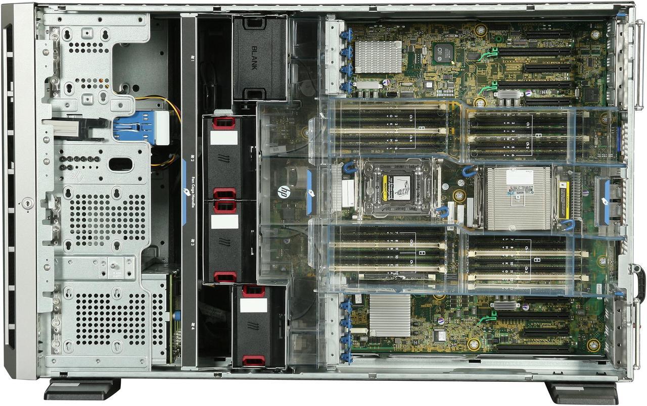 Alt view image 6 of 9 - HP ProLiant ML350p Gen8 Tower Server System Intel Xeon E5-2620 2.0GHz 6C/12T 8 GB (2 x 4GB) DDR3 No Hard Drive 686713-S01