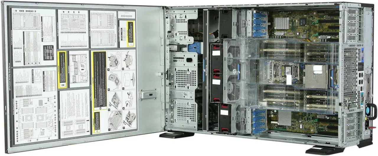 Alt view image 5 of 9 - HP ProLiant ML350p Gen8 Tower Server System Intel Xeon E5-2620 2.0GHz 6C/12T 8 GB (2 x 4GB) DDR3 No Hard Drive (HP 8-Bay Small Form Factor Drive Cage)                               ) 686714-S01