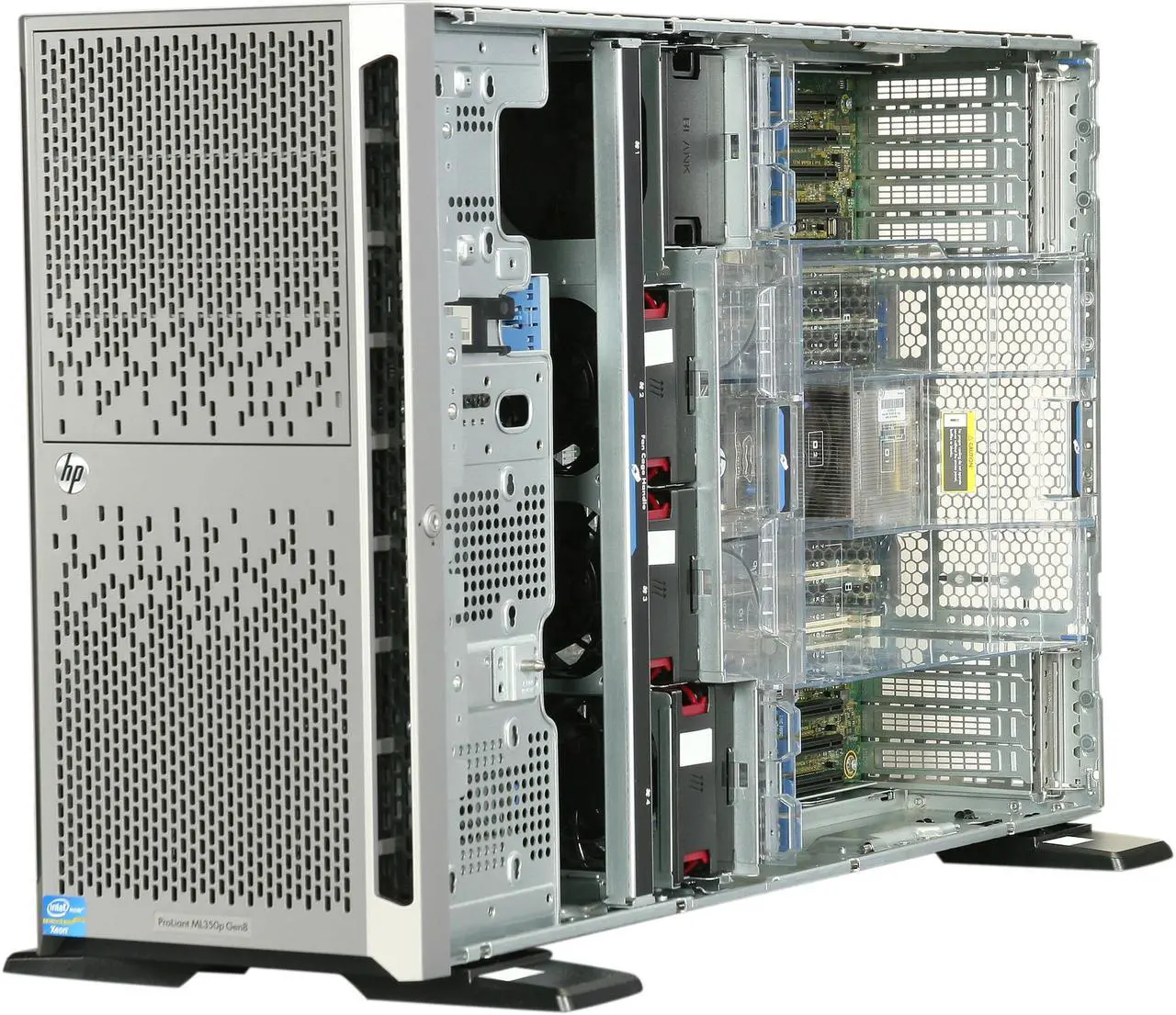 Alt view image 7 of 9 - HP ProLiant ML350p Gen8 Tower Server System Intel Xeon E5-2620 2.0GHz 6C/12T 8 GB (2 x 4GB) DDR3 No Hard Drive (HP 8-Bay Small Form Factor Drive Cage)                               ) 686714-S01