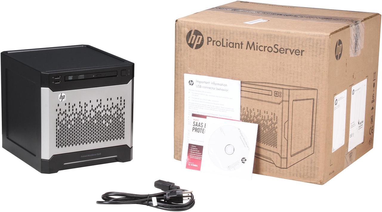 Alt view image 9 of 8 - HP ProLiant MicroServer Gen8 E3-1220Lv2 8GB-U B120i LFF Server/S-Buy