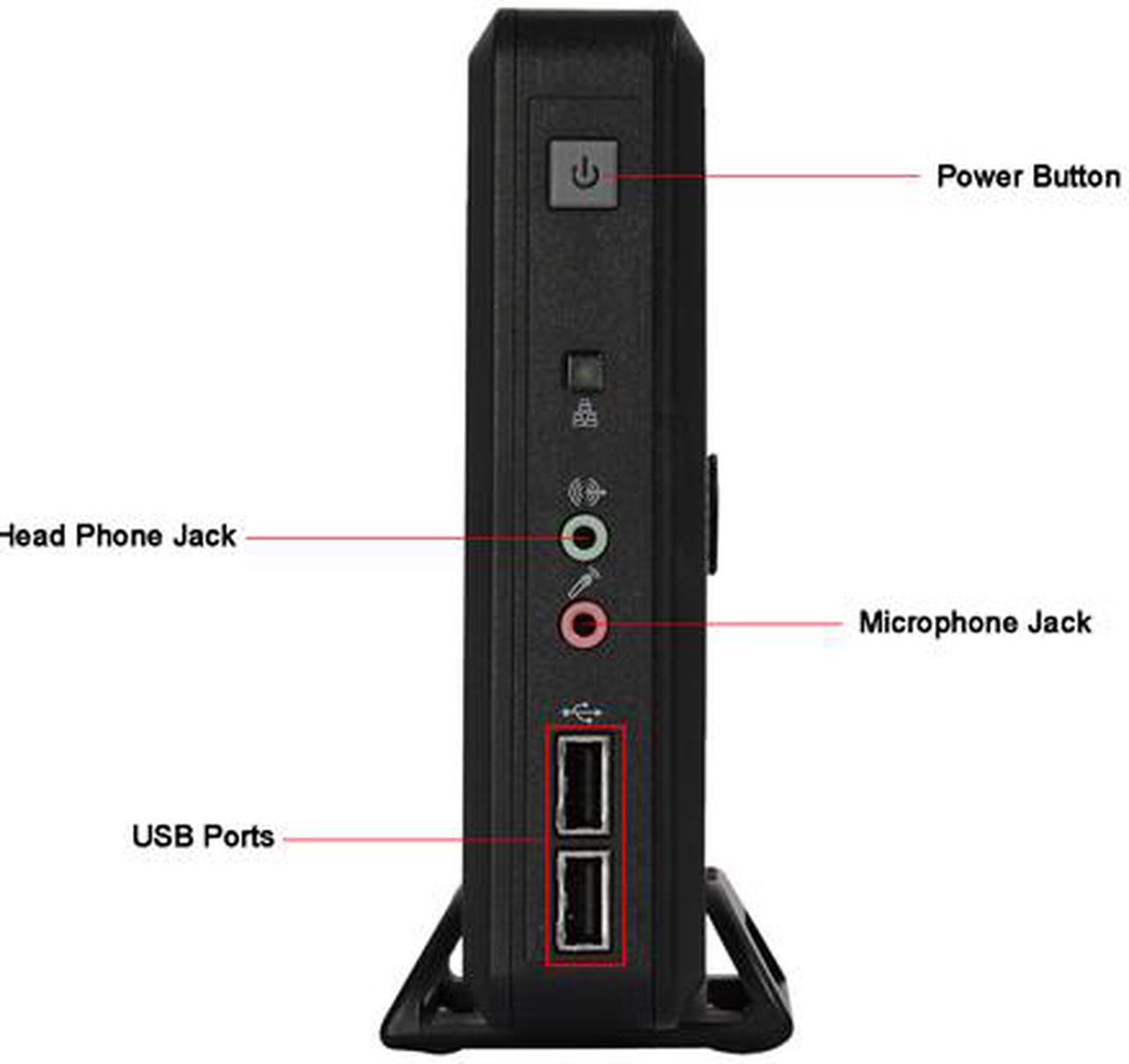 Alt view image 3 of 4 - Devon IT Thin Client TC5C Intel Atom N270 1.6 GHz 2GB DDR2 and 32G Flash Memory Windows 7 Professional 32-Bit