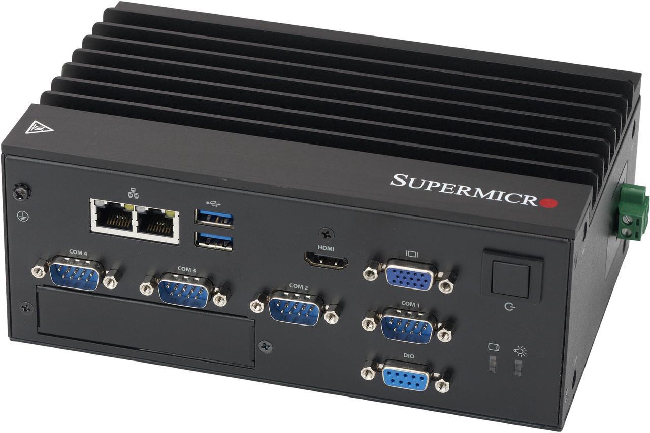 Supermicro SuperServer E100-9AP-IA Mini PC Server - 1 x Intel Atom x5-E3940 Quad-core (4 Core) 1.60 GHz DDR3L SDRAM - Serial ATA/600 Controller - 1 x 60 W