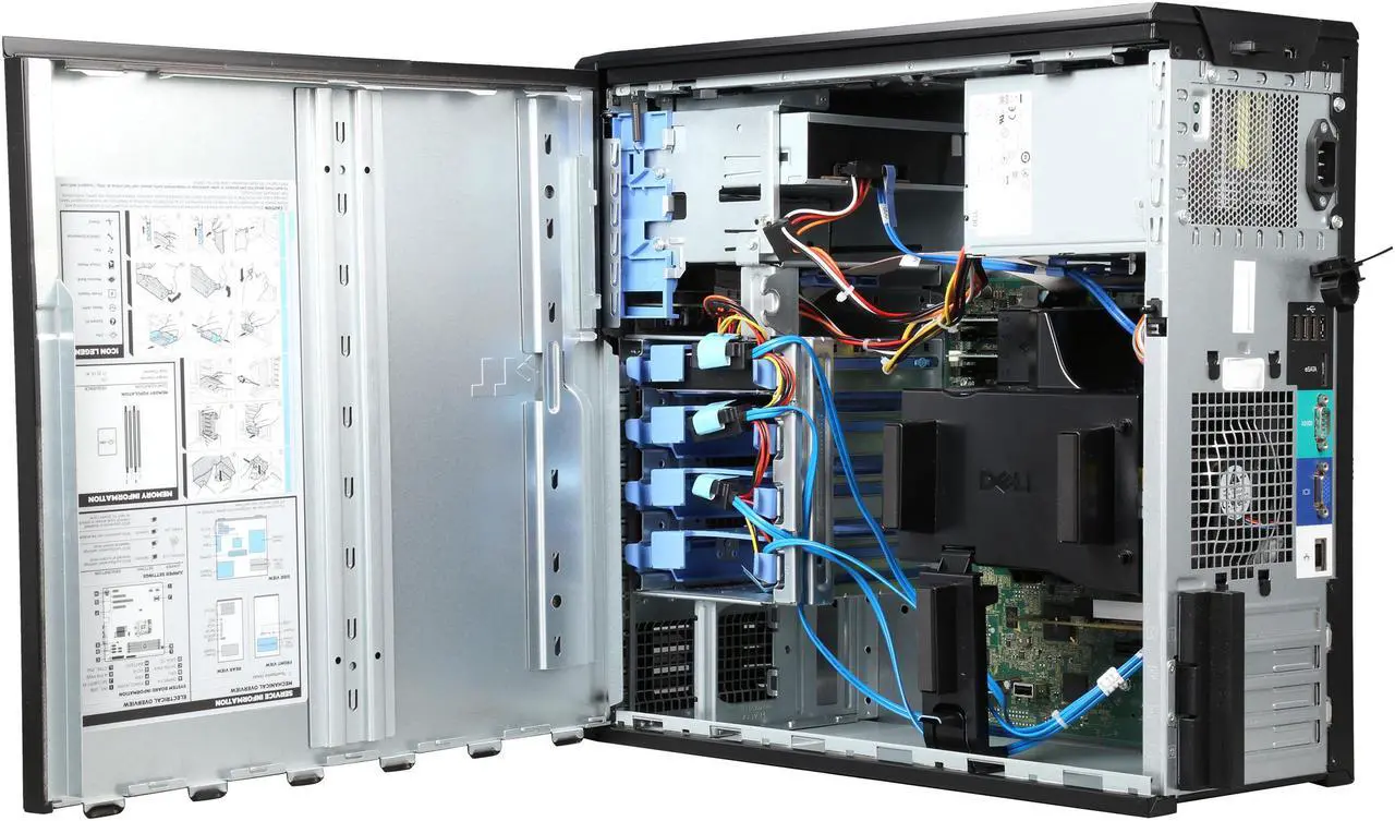 Alt view image 6 of 9 - Dell PowerEdge T110 II Tower Server - 1 x Intel Xeon E3-1230V2 3.30 GHz