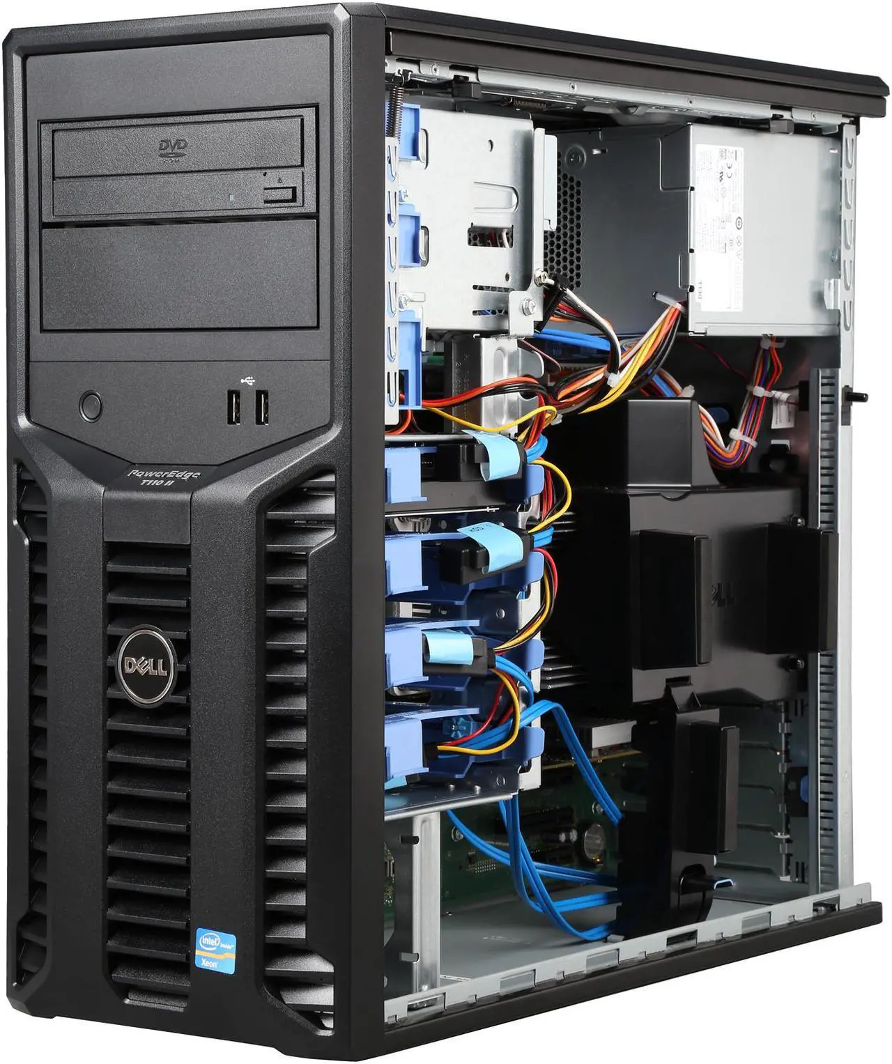 Alt view image 8 of 9 - Dell PowerEdge T110 II Tower Server - 1 x Intel Xeon E3-1230V2 3.30 GHz
