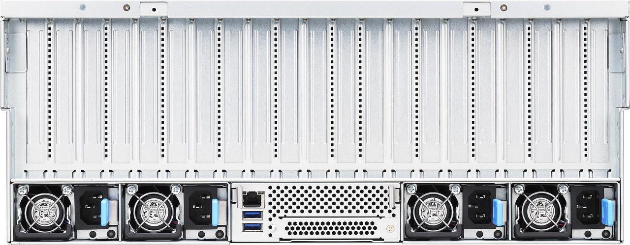 Alt view image 3 of 5 - Tyan 4U H100 GPU Server System, Dual Intel Xeon Platinum 8380 Processor, 40-Core/ 80 Threads, 256GB DDR4 Memory, 8 x NVIDIA H100 80GB Deep Learning PCie GPU.