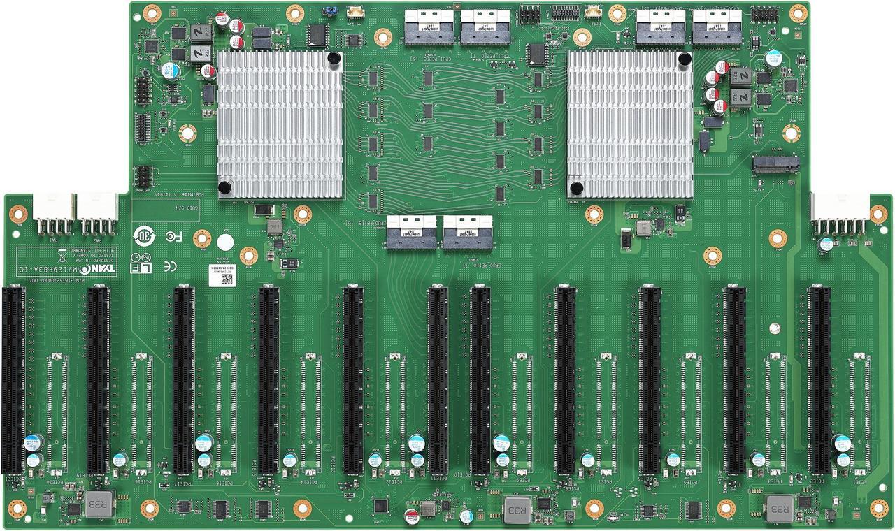 Alt view image 4 of 5 - Tyan 4U H100 GPU Server System, Dual Intel Xeon Platinum 8380 Processor, 40-Core/ 80 Threads, 256GB DDR4 Memory, 8 x NVIDIA H100 80GB Deep Learning PCie GPU.
