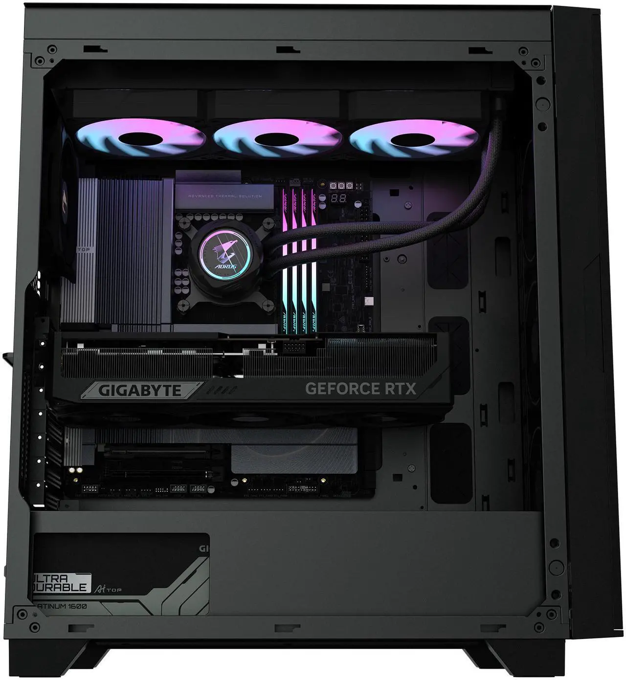 Alt view image 2 of 2 - GIGABYTE AI TOP Workstation, Intel Core Ultra 9 285K, GIGABYTE RTX 5090, 128GB DDR5, 2TB + 320GB SSD, Windows 11 Pro, AI TOP 100 Z890 AT1I9N9-0000
