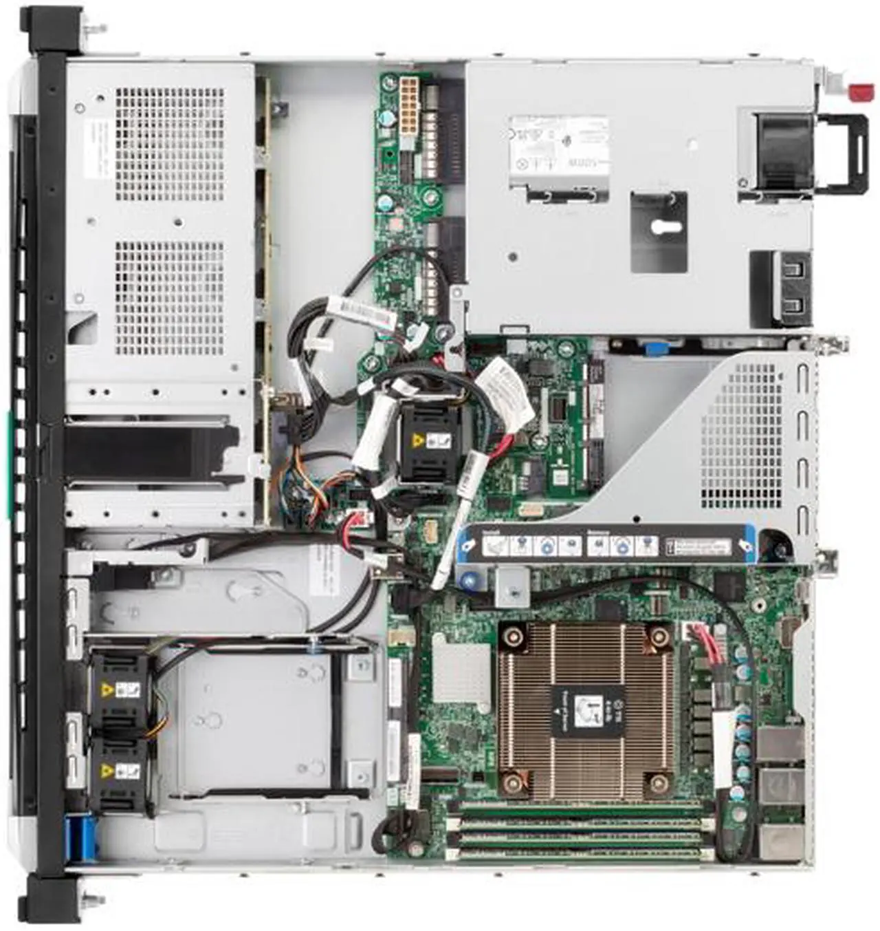 Alt view image 6 of 6 - HPE ProLiant DL20 Gen11 E-2434 3.4GHz 4-core 1P 16GB-U 2LFF 290W PS Server
