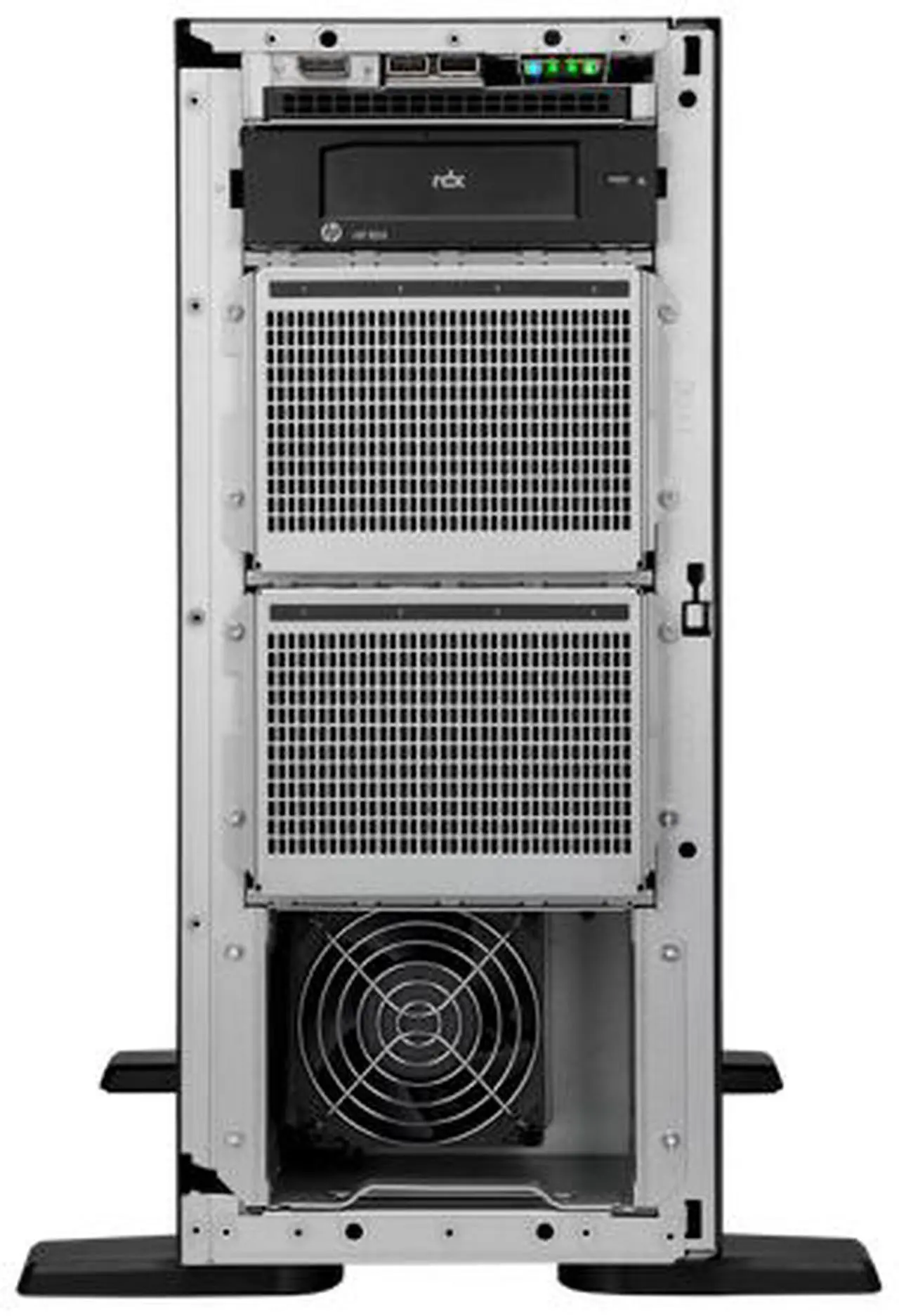 Alt view image 4 of 8 - HPE ProLiant ML110 Gen11 5416S 2.0GHz 16-Core / 2x32G / 8SFF / 2x960GB SATA SSD / 1GbE / MR408i-o / 2x800W PS Tower Server