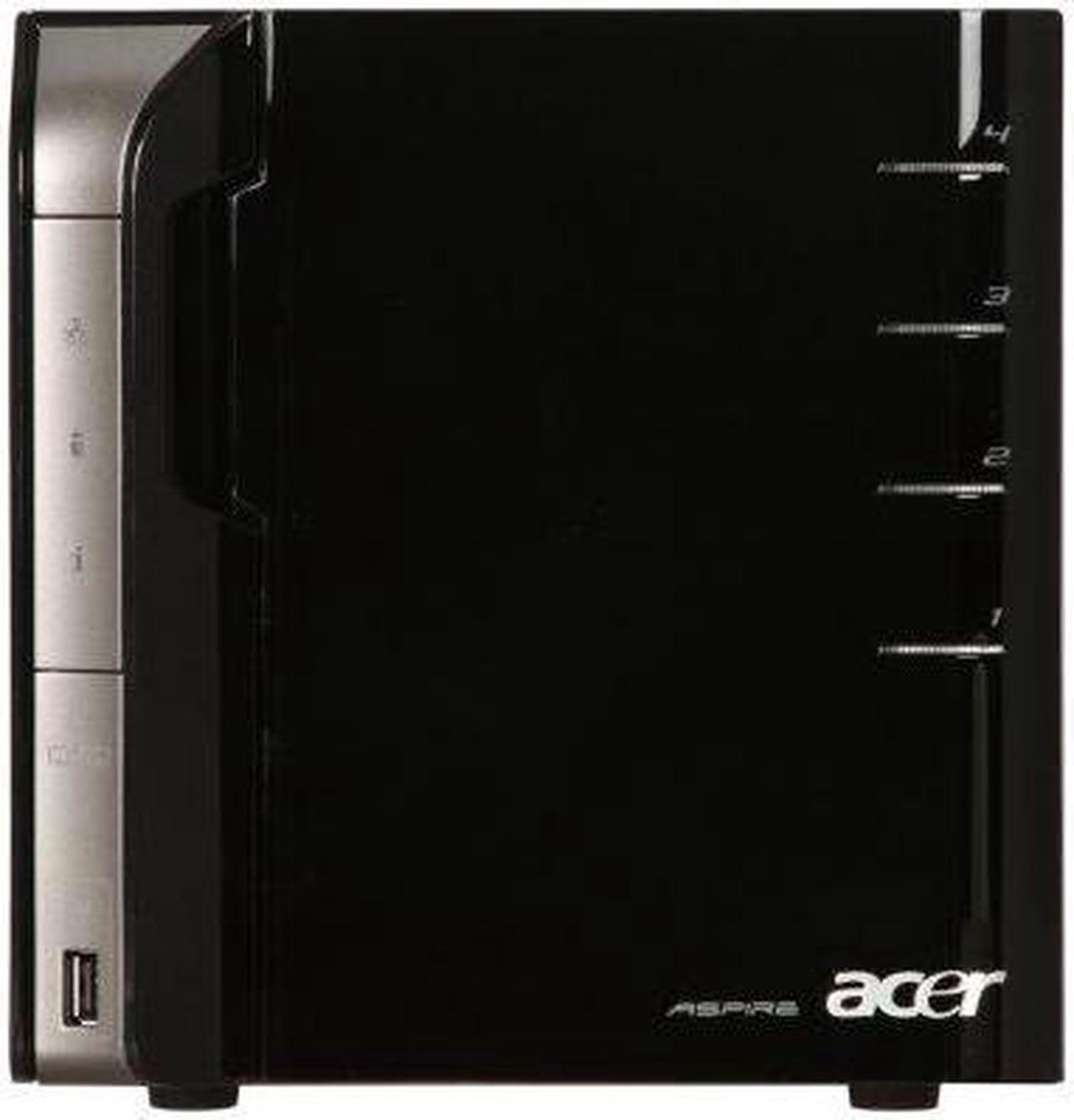 Alt view image 2 of 5 - acer Aspire Easystore Tower Intel Atom Processor 230 1.6Ghz 2GB 1TB System OS : Microsoft Windows Home Server  Network Client OS : Windows Vista / Windows XP AH340-UA230N