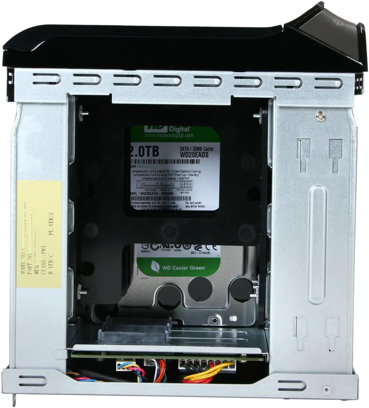 Alt view image 6 of 8 - acer Aspire Easystore AH340-U2T1H, Windows Home Server w/ Intel Atom 1.6Ghz 2GB DDR2 2TB installed (3 open Bay, Hot-Swappable)
