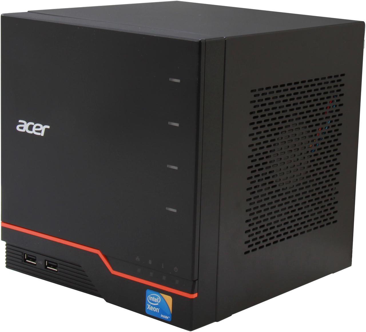 acer AC100 MicroServer Server System Intel Xeon E3-1260L 2.4GHz 4C/8T 4GB DDR3 2 x 1TB 7200RPM ST.R7L11.001