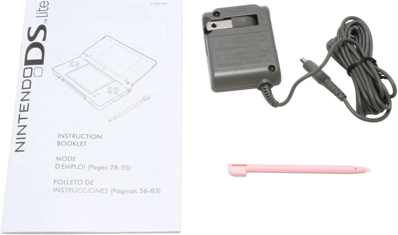 Alt view image 8 of 9 - Nintendo DS Lite Coral Pink