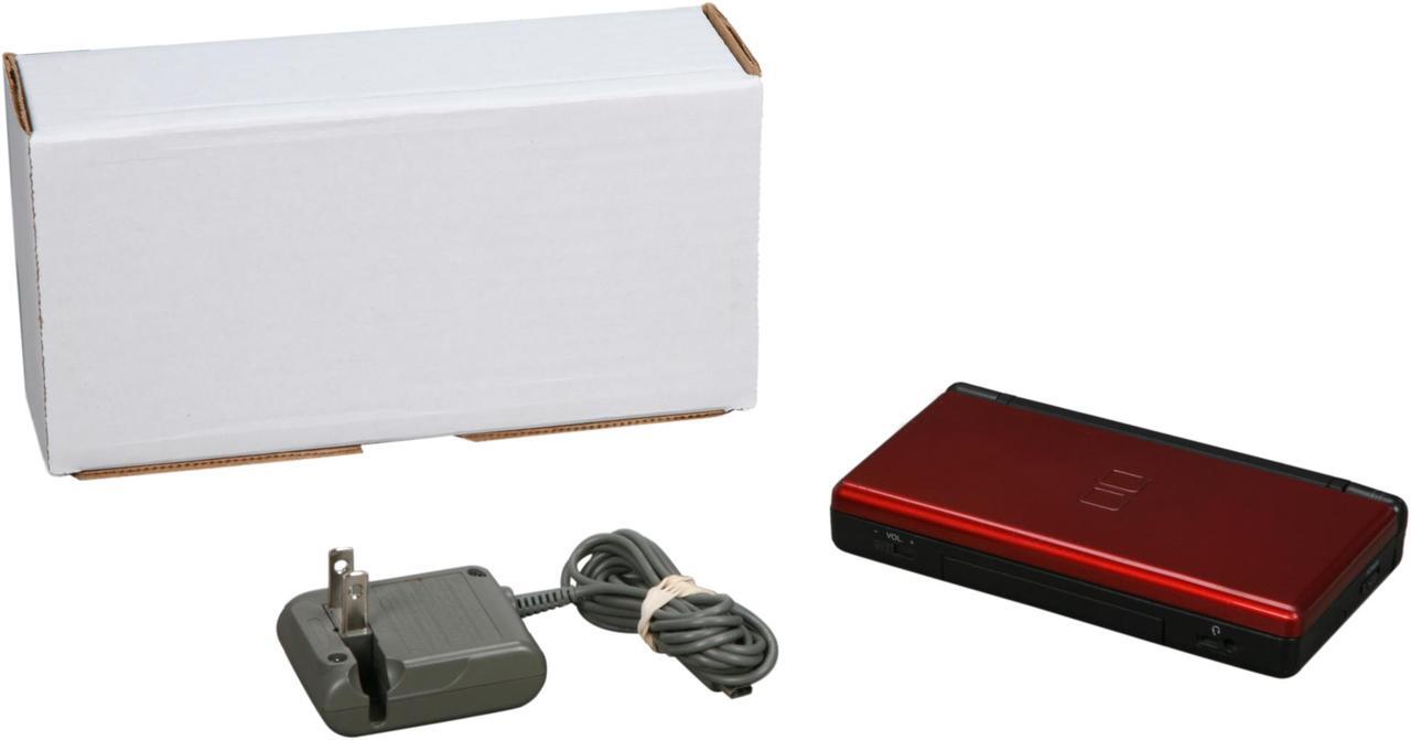 Alt view image 6 of 6 - Nintendo DS Lite Crimson Red