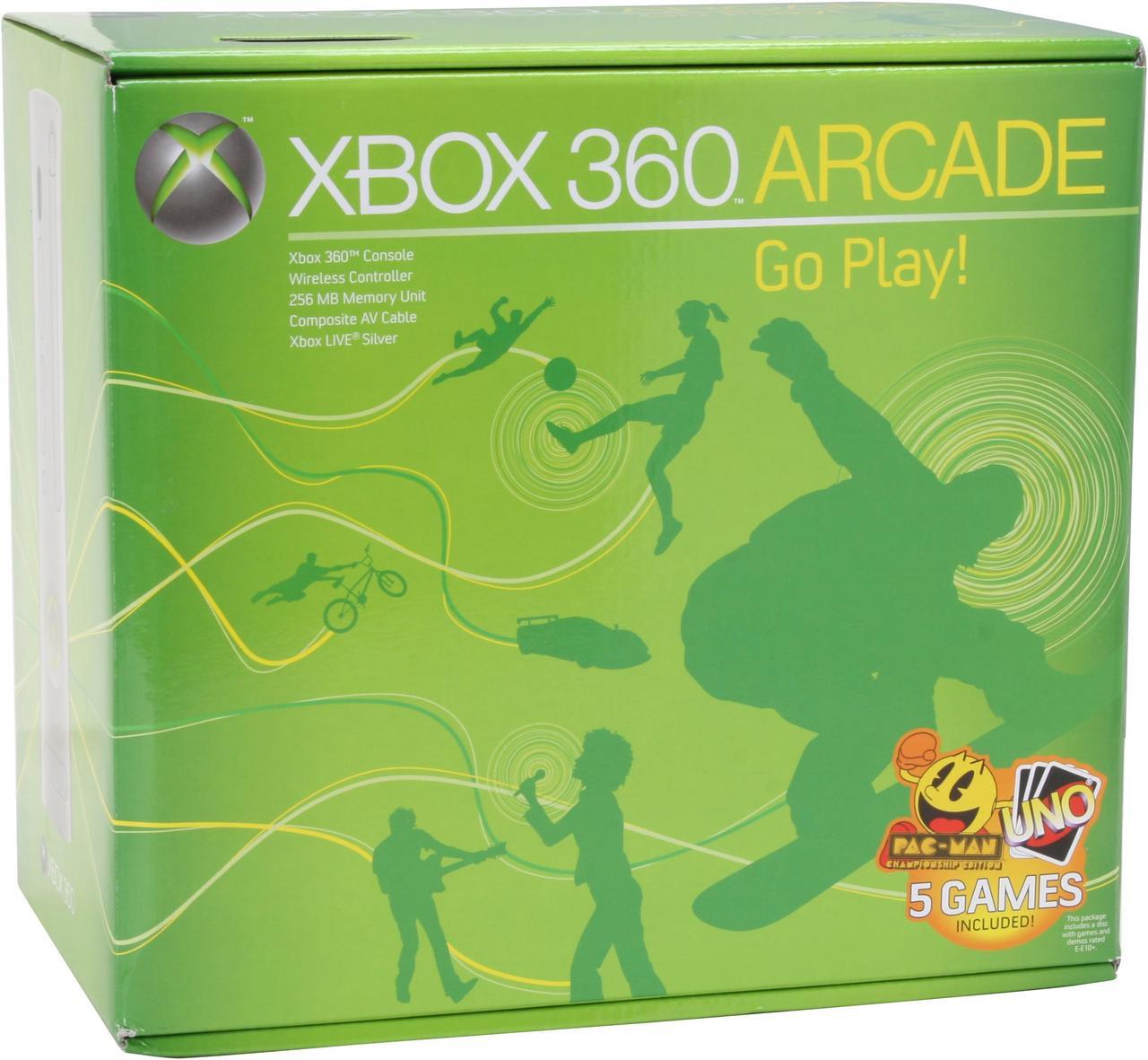 Alt view image 10 of 10 - Microsoft Xbox 360 Arcade 256 MB White