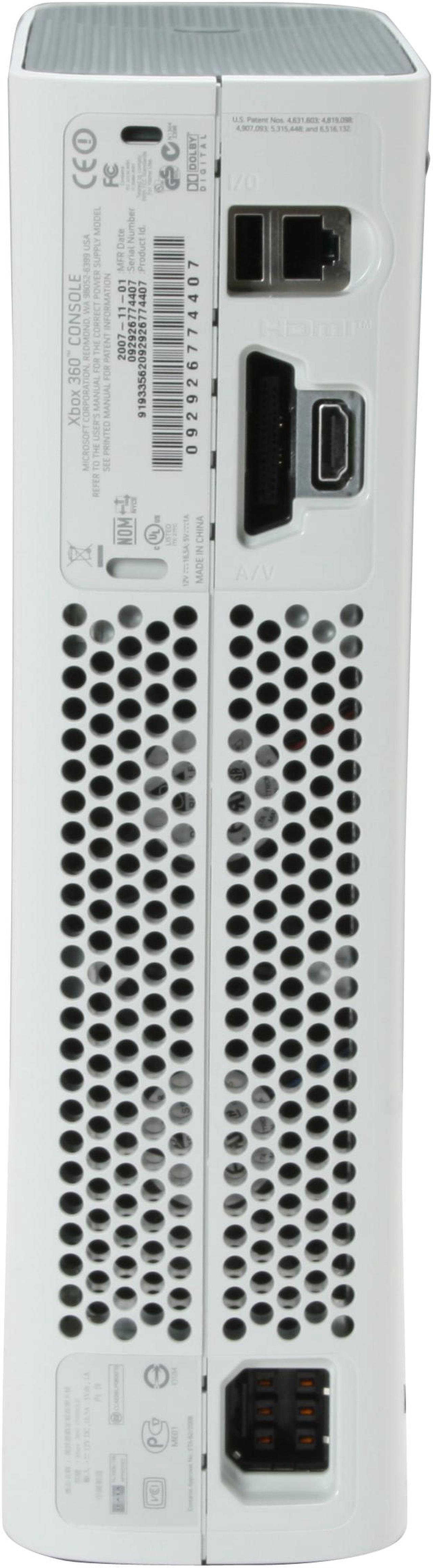 Alt view image 5 of 10 - Microsoft Xbox 360 Arcade 256 MB White