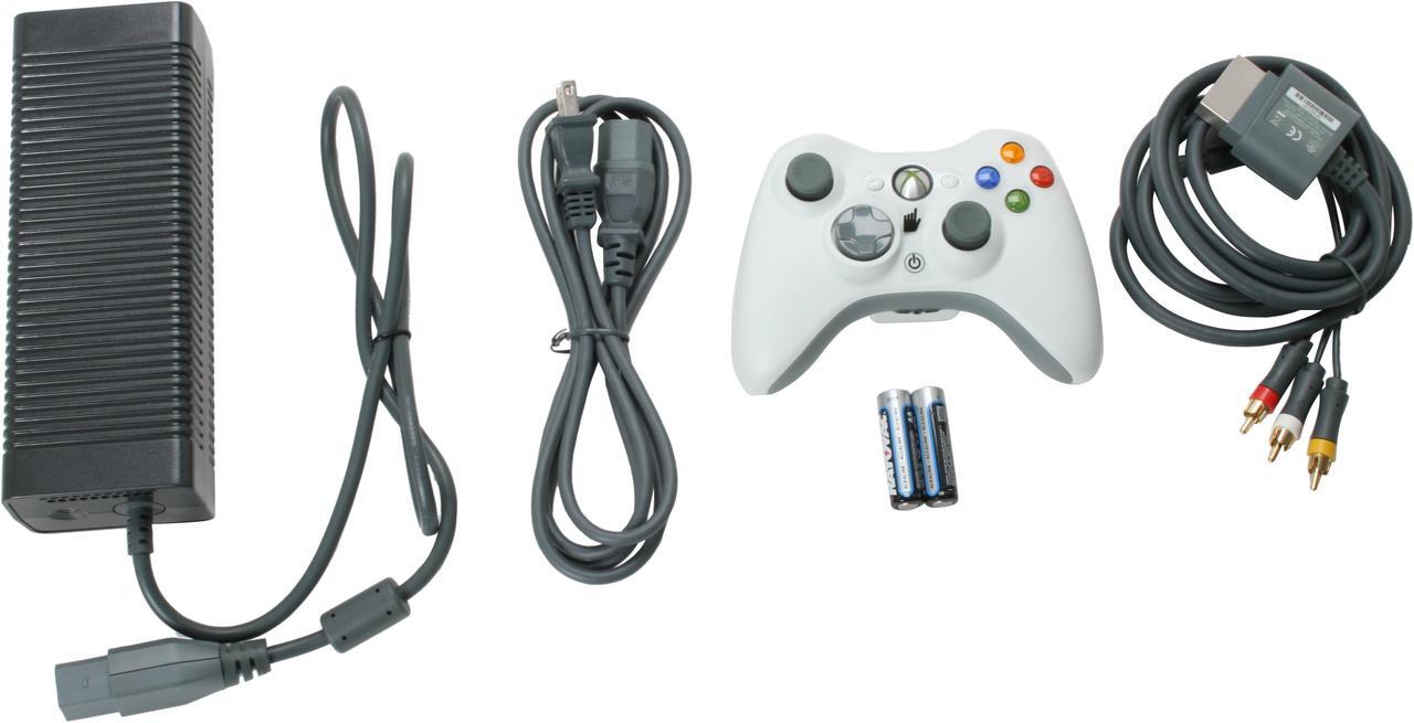 Alt view image 7 of 10 - Microsoft Xbox 360 Arcade 256 MB White