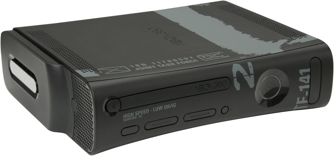 Alt view image 8 of 9 - Microsoft Xbox 360 Elite Call of Duty Modern Warfare 2 Limited Edition Bundle
