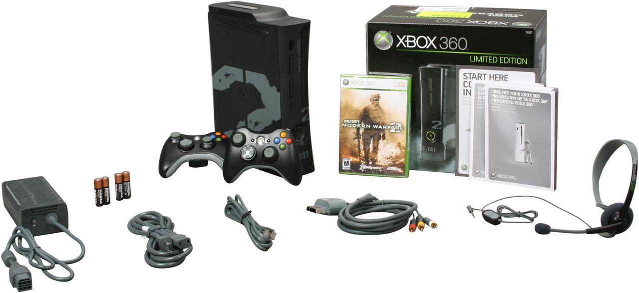 Alt view image 9 of 9 - Microsoft Xbox 360 Elite Call of Duty Modern Warfare 2 Limited Edition Bundle