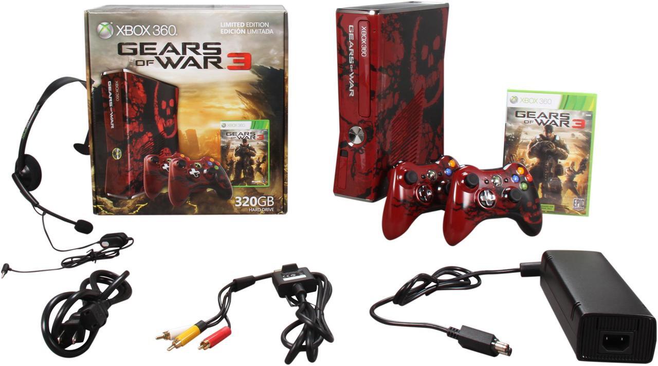 Alt view image 10 of 10 - Microsoft XBOX 360 Gears of War 3 Limited Edition Console 320 GB Hard Drive