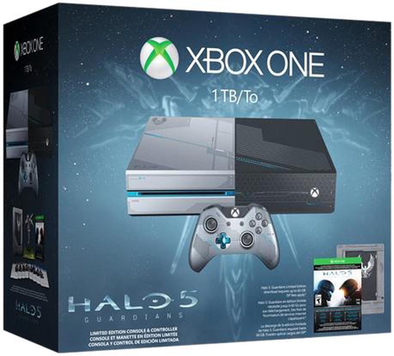 Alt view image 5 of 5 - Xbox One 1TB Halo 5: Guardians Limited Edition Console Bundle