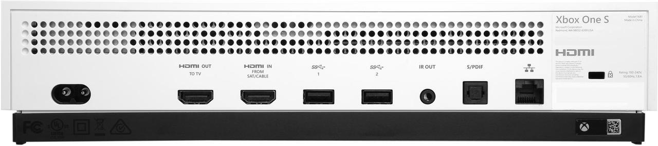 Alt view image 5 of 12 - Microsoft Xbox One S 500 GB Console White
