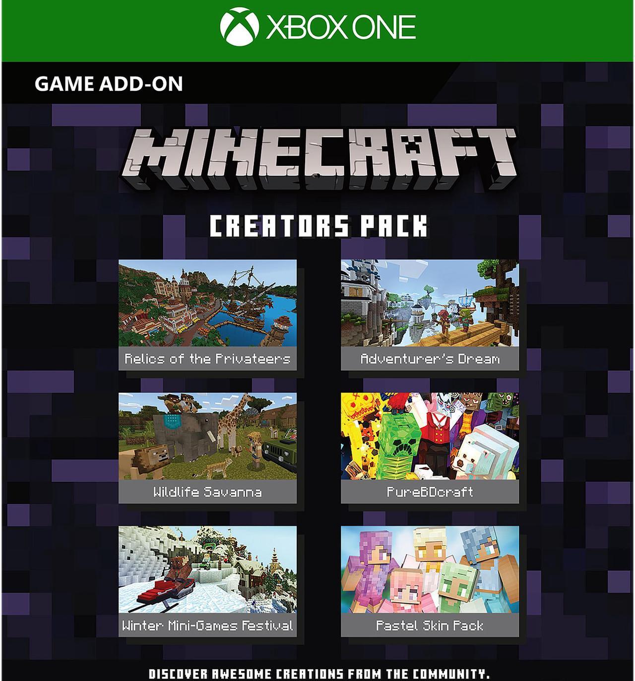 Alt view image 6 of 9 - Xbox One S 1TB Console - Minecraft Creators Bundle
