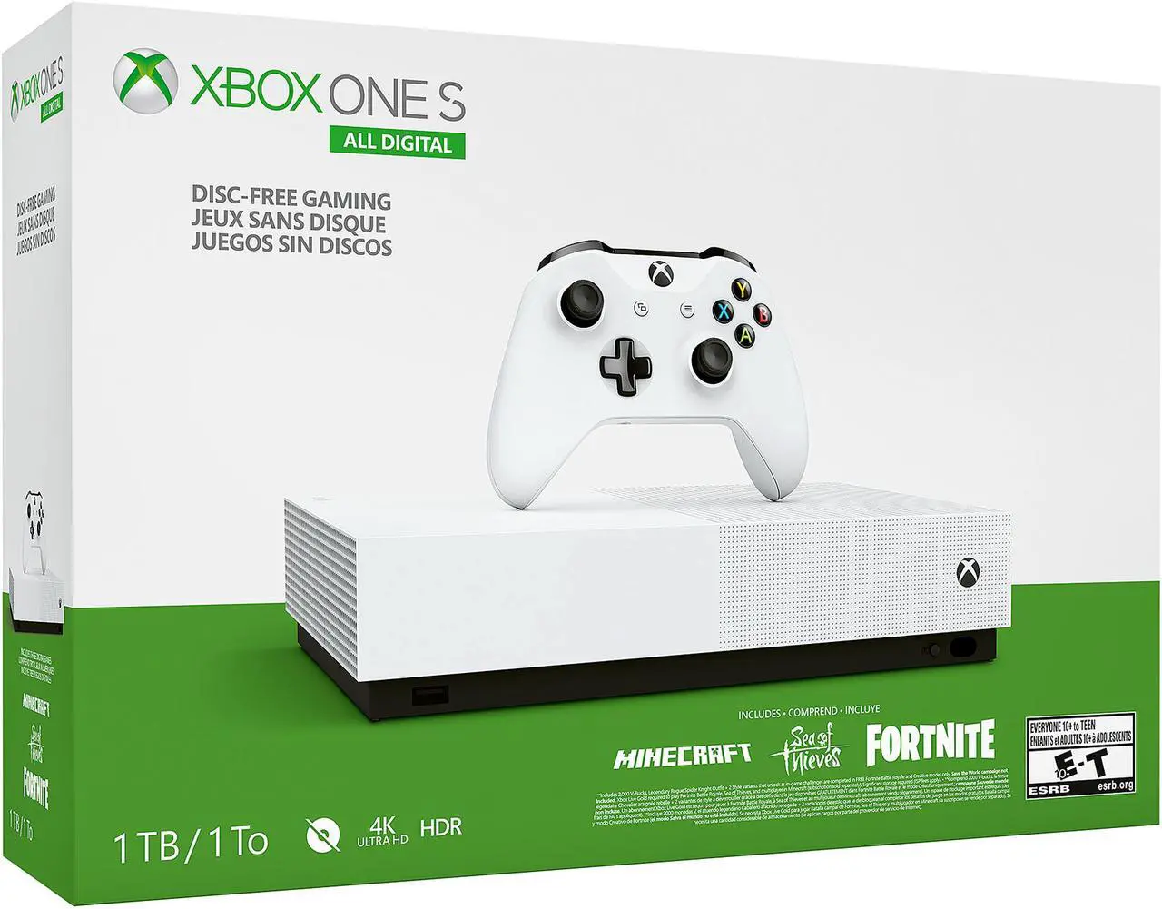 Alt view image 2 of 2 - Microsoft Xbox One S All Digital Edition