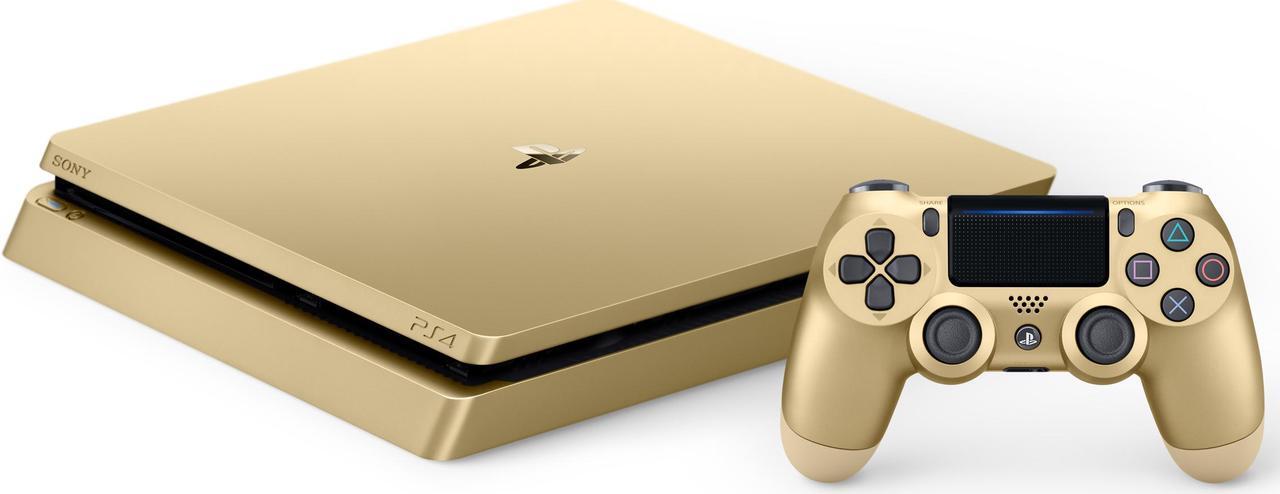 Alt view image 3 of 4 - PlayStation 4 Slim 1TB Console (Gold)