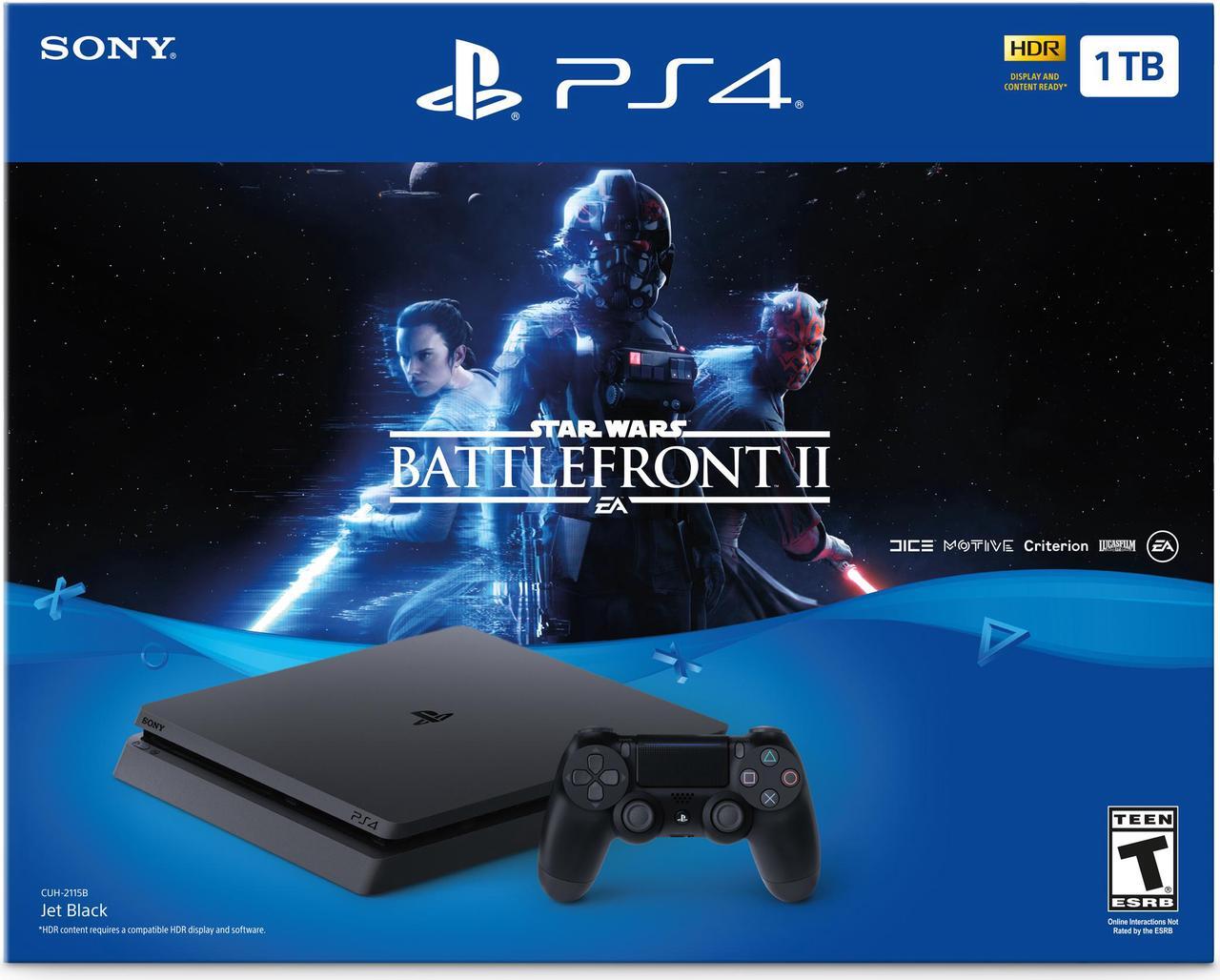Main image of PlayStation 4 Slim 1TB Console - Star Wars Battlefront II Bundle