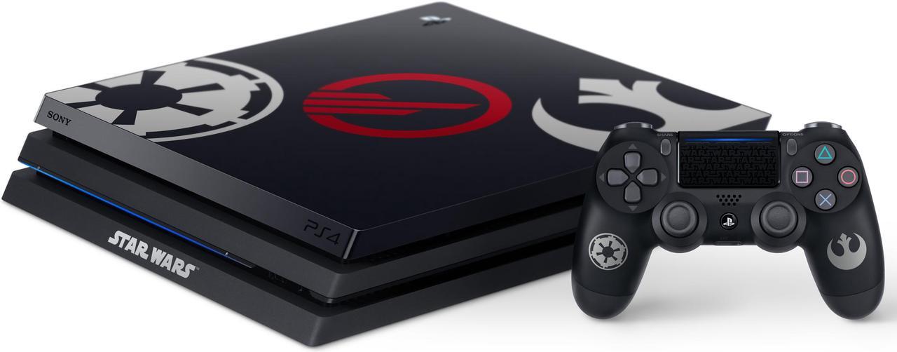 Alt view image 3 of 6 - PlayStation 4 Pro 1TB Limited Edition - Star Wars Battlefront II Bundle