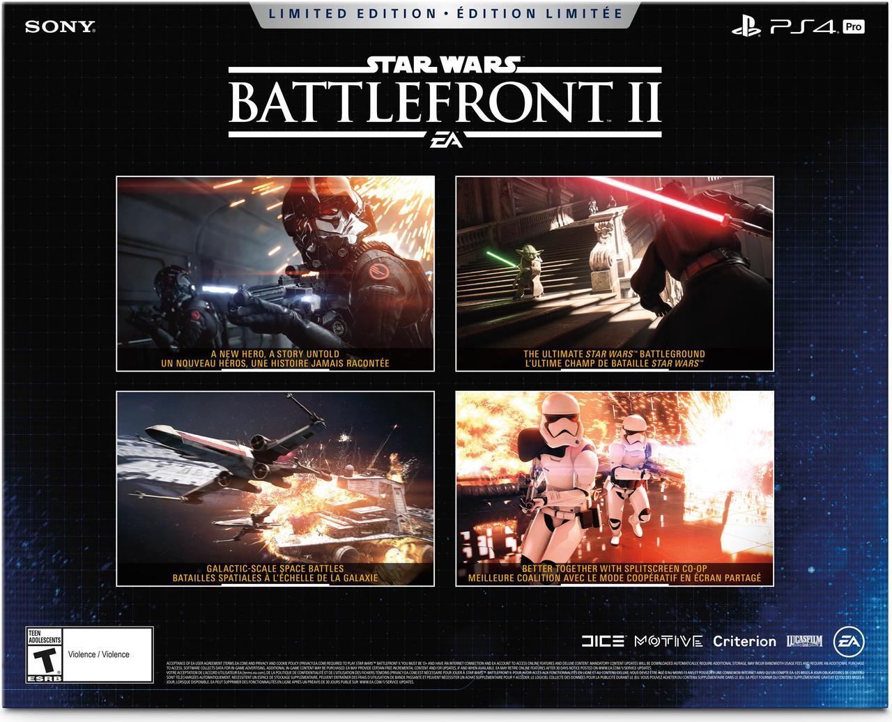 Alt view image 6 of 6 - PlayStation 4 Pro 1TB Limited Edition - Star Wars Battlefront II Bundle