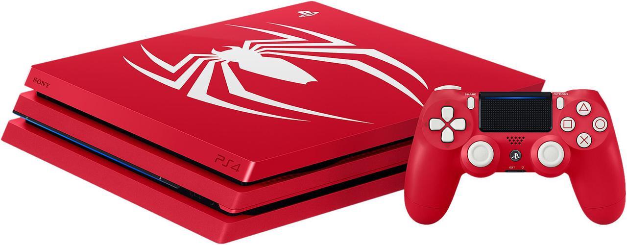 Alt view image 4 of 6 - PlayStation 4 Pro 1TB Limited Edition - Marvel's Spider-Man Bundle