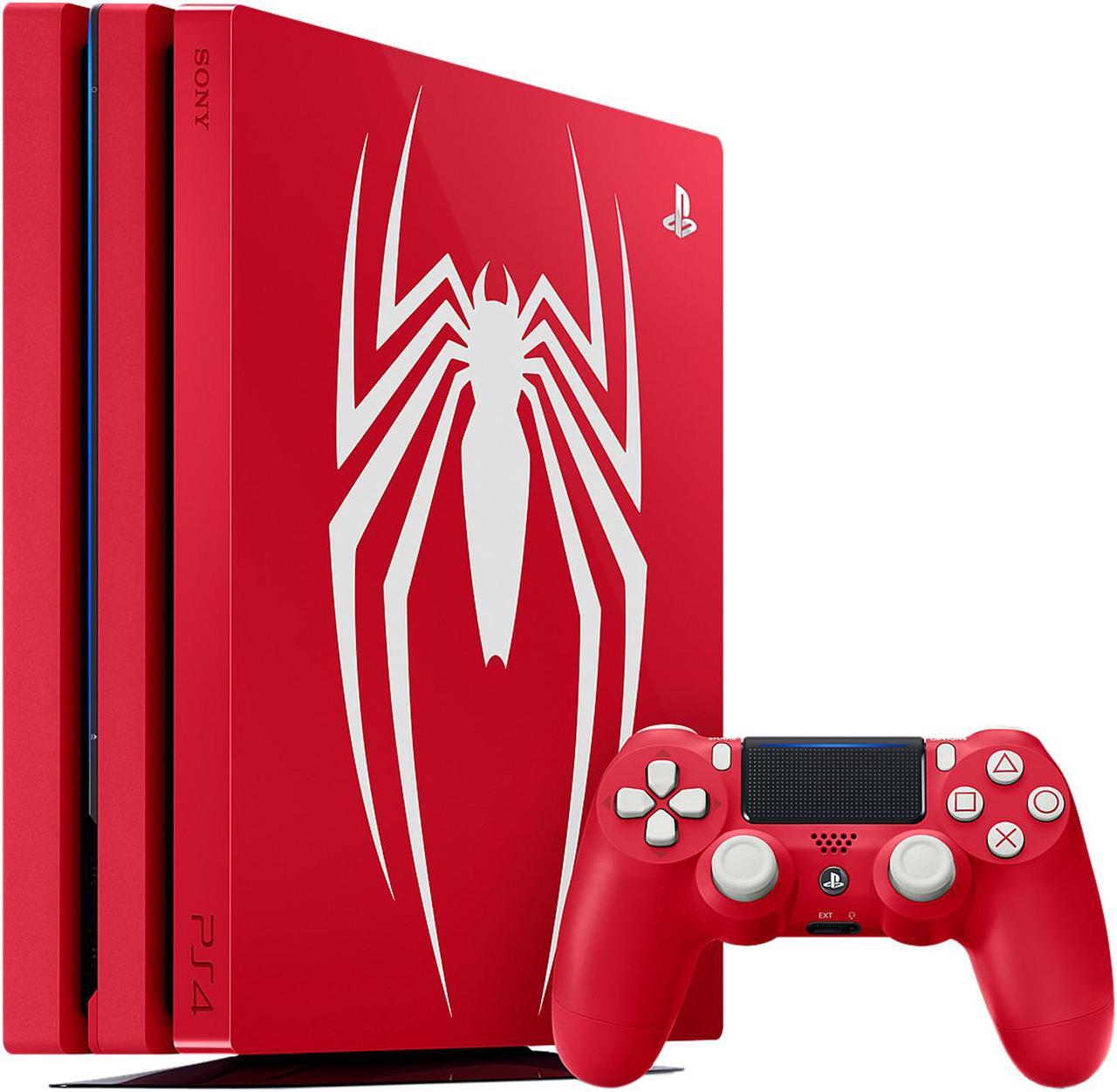 Alt view image 2 of 6 - PlayStation 4 Pro 1TB Limited Edition - Marvel's Spider-Man Bundle