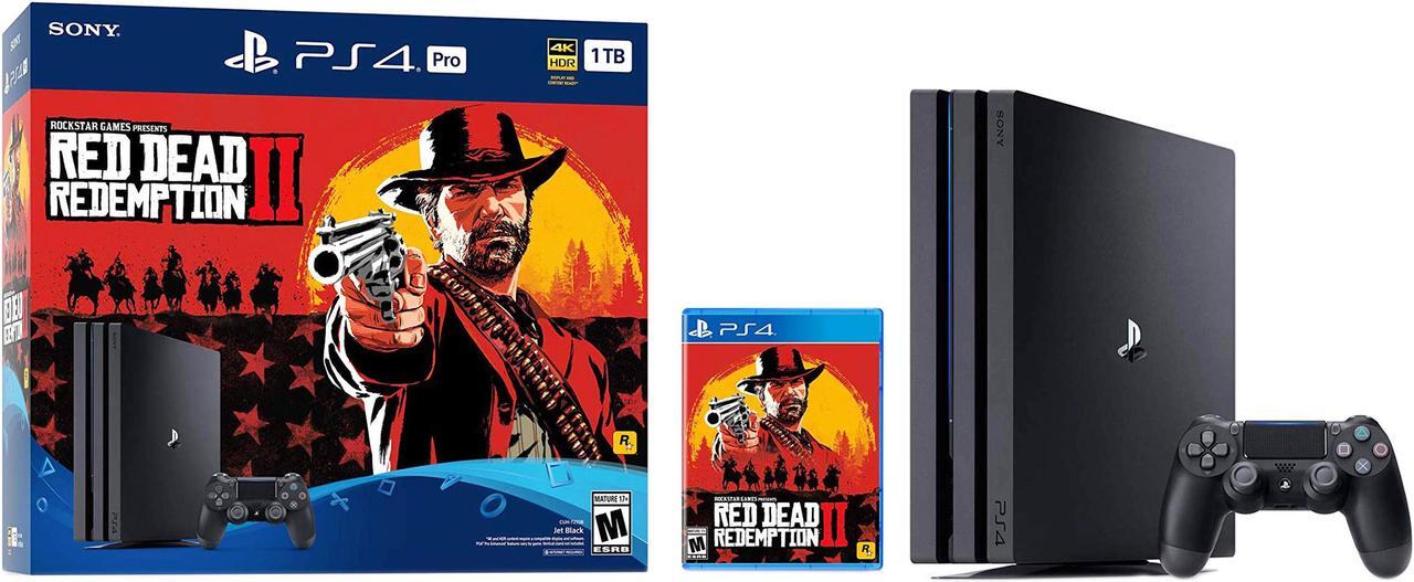 Alt view image 3 of 3 - PlayStation 4 PRO 1TB Bundle - Red Dead Redemption 2