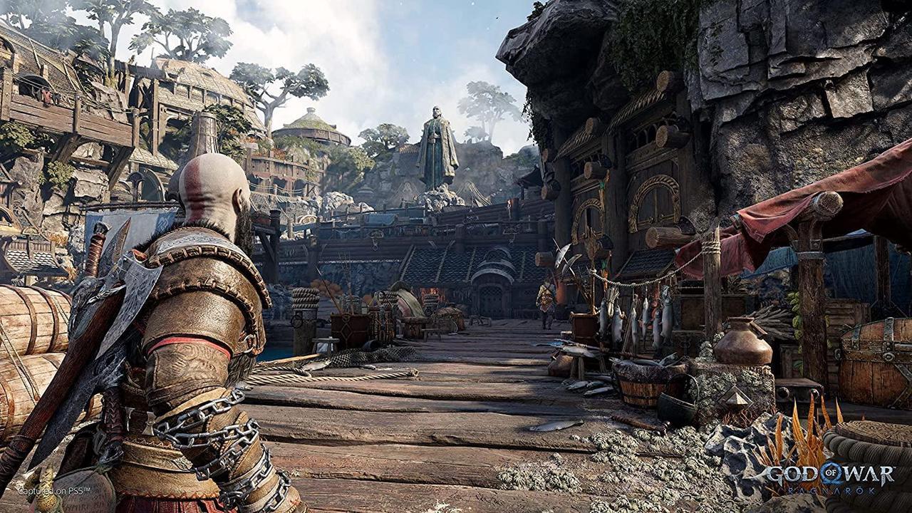 Alt view image 10 of 15 - PlayStation 5 Console – God of War™ Ragnarök Bundle